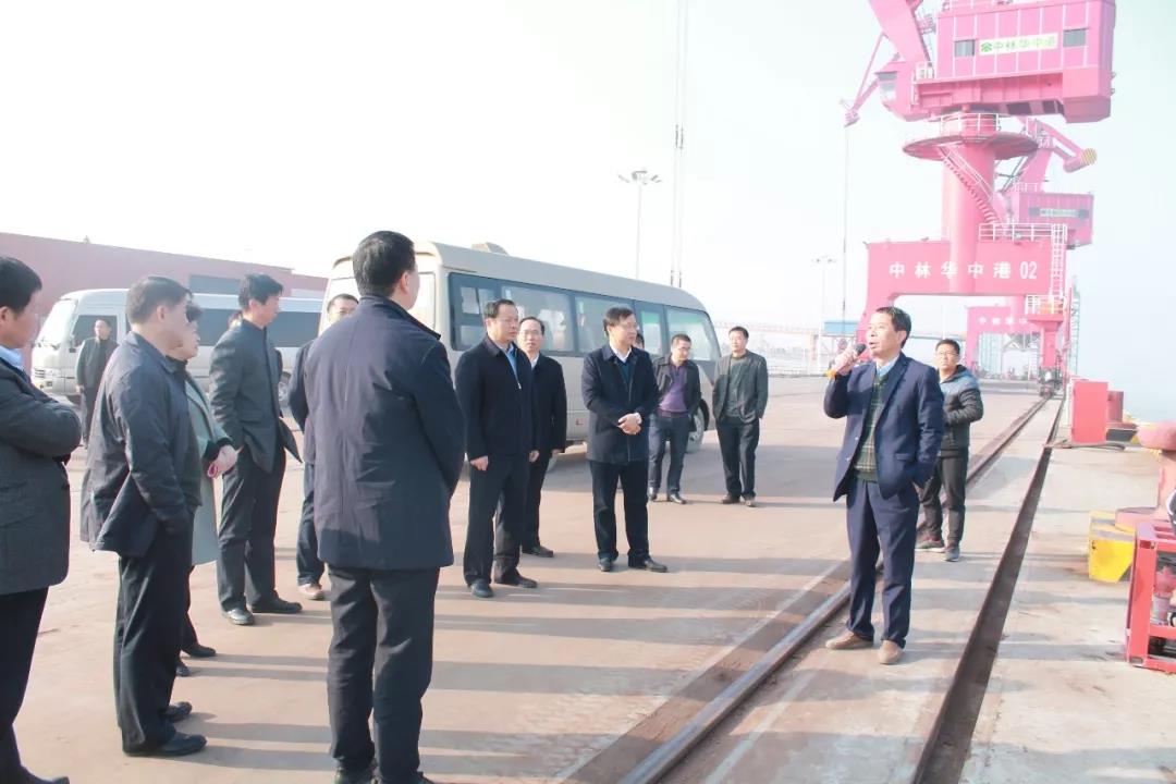 湖北武穴市黨政代表團一行到華中國際木業(yè)園區(qū)考察