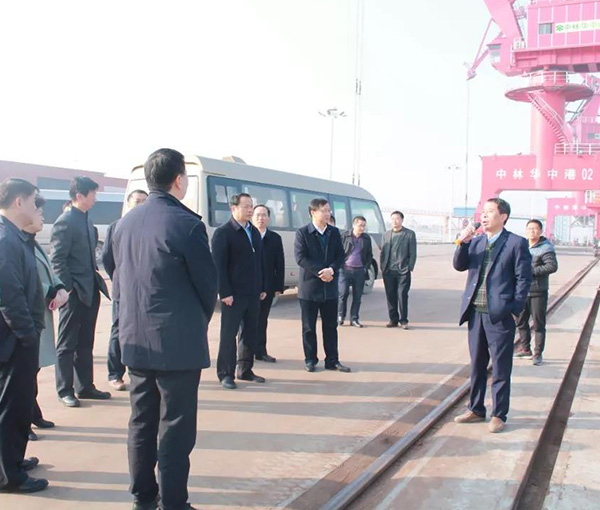 湖北武穴市黨政代表團一行到華中國際木業(yè)園區(qū)考察